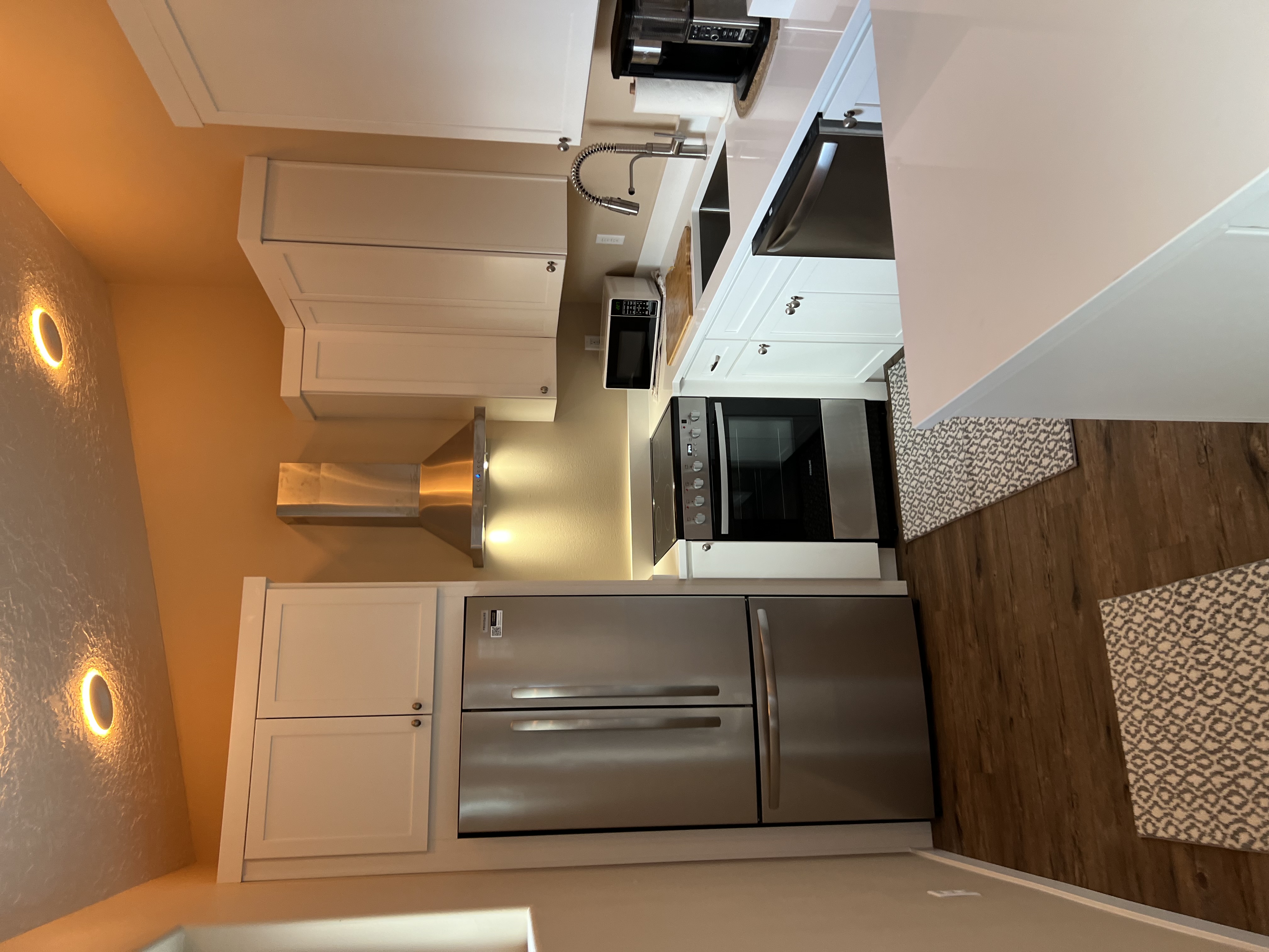 Backyard ADU exterior with landscaping