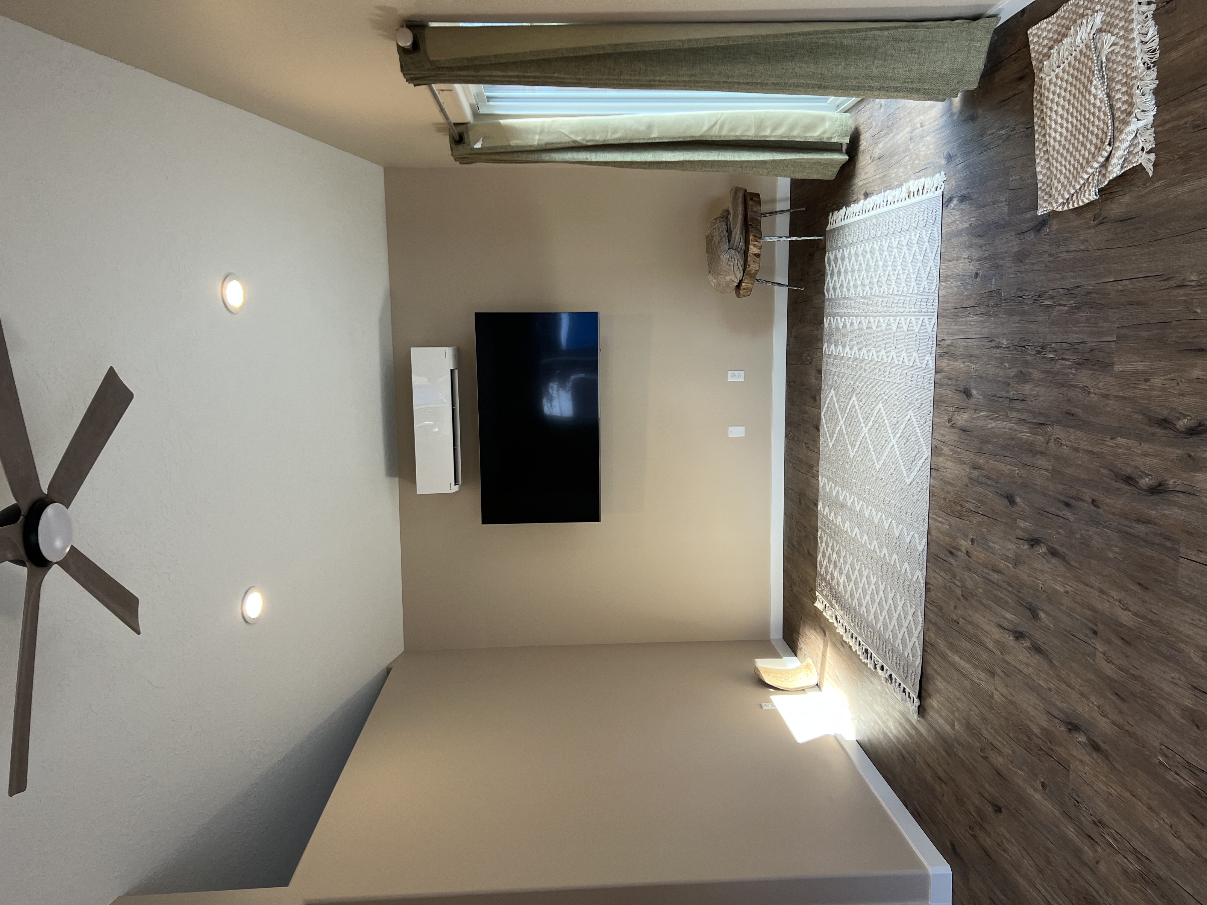 Backyard ADU walkway view