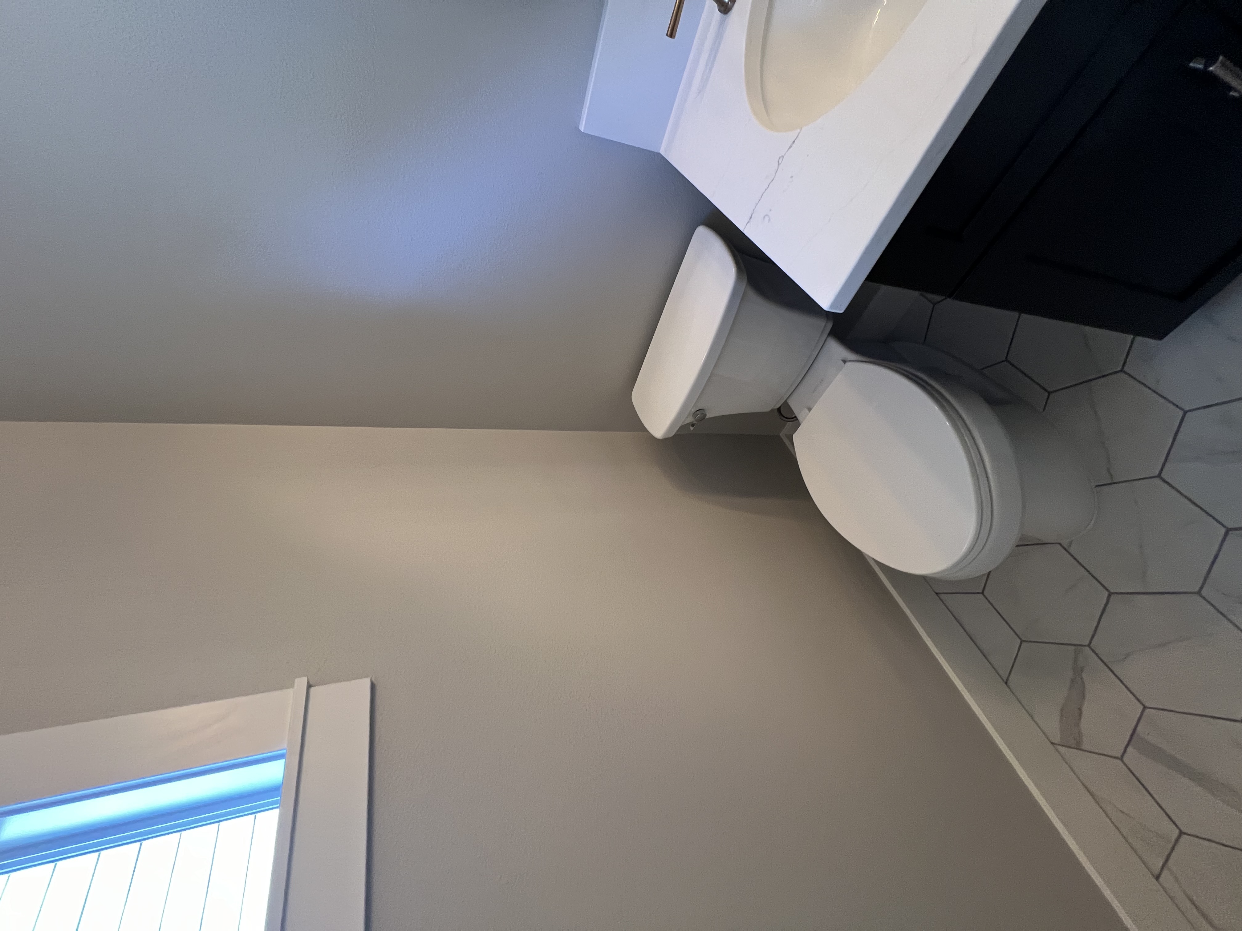 Double bathroom remodel shower glass