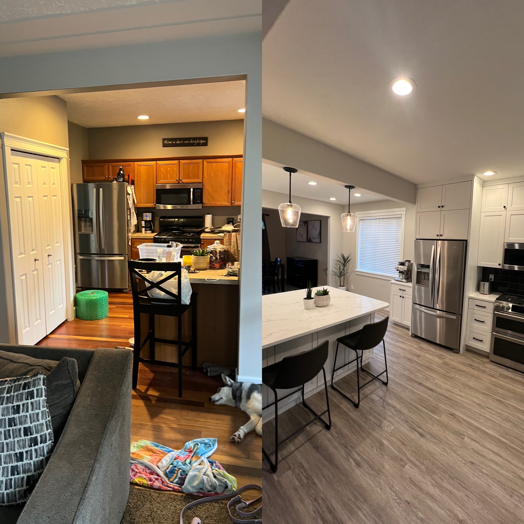 Kitchen remodel cabinetry detail